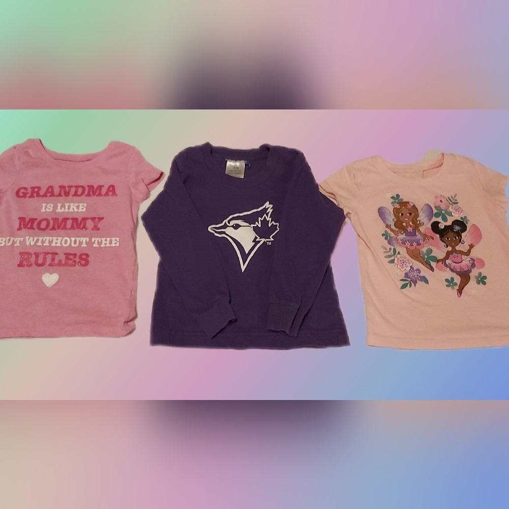 Purple Kids Shirt with Logo